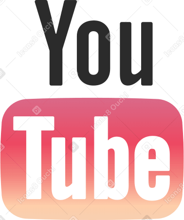 youtube logo Illustration in PNG, SVG