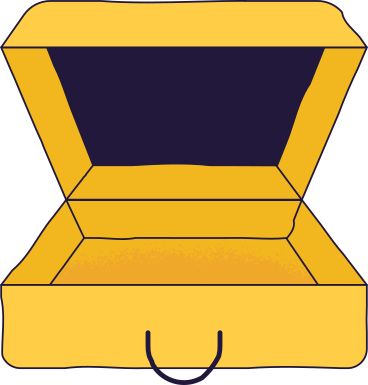 Opened luggage PNG, SVG