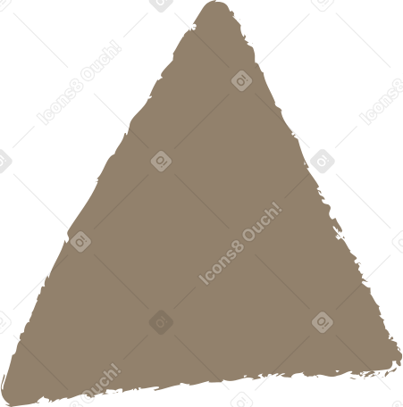 dark grey triangle Illustration in PNG, SVG