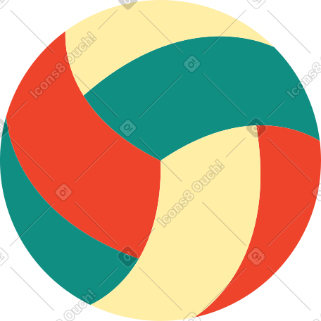 volleyball ball PNG, SVG