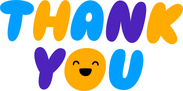 lettering sticker puffy multicolor thank you text animated illustration in GIF, Lottie (JSON), AE