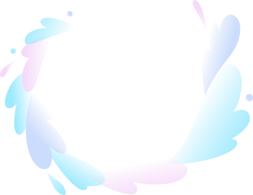 Mehrfarbige pastellwolken, die im kreis angeordnet sind PNG, SVG