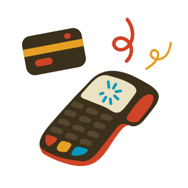 Terminal pos processando pagamento com cartão PNG, SVG