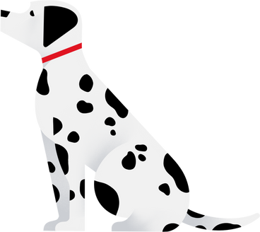 dalmatian dog PNG、SVG