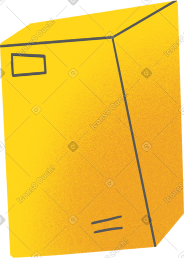 Yellow box PNG, SVG