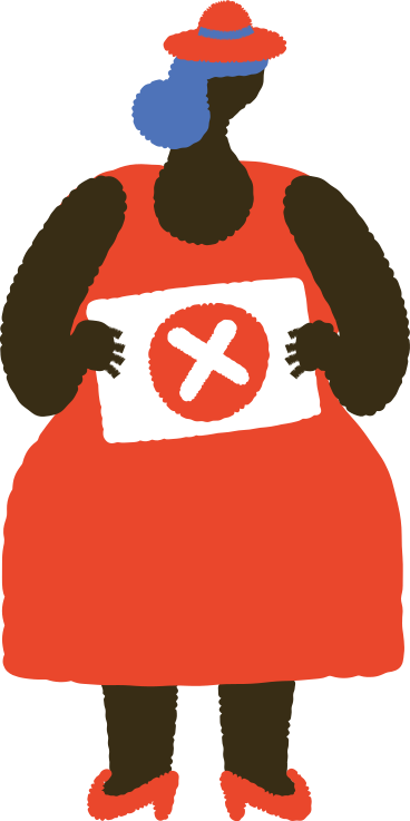 woman with cross sign PNG, SVG