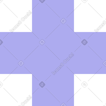 Purple cross PNG, SVG