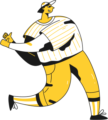 baseball player no bat PNG, SVG