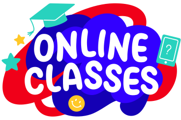 Online classes lettering PNG, SVG