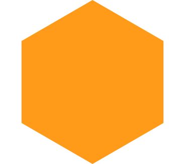 Hexagon yellow PNG, SVG
