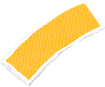 yellow rectangular confetti PNG, SVG