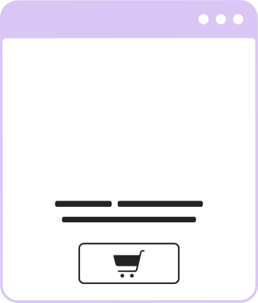 browser window with a button to add items to cart PNG, SVG