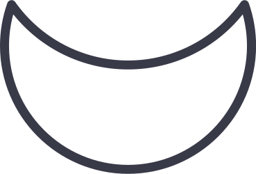 crescent shape PNG, SVG