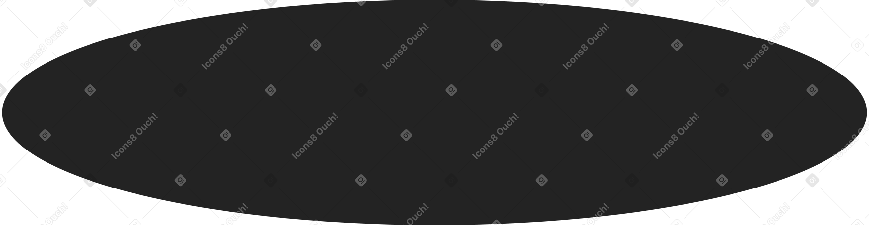 椭圆形黑色阴影 PNG, SVG