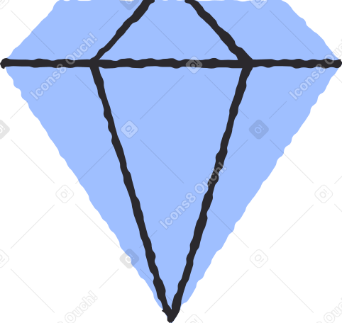 diamond Illustration in PNG, SVG