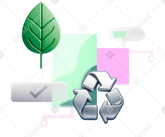 Consapevolezza ambientale ed ecologica, riciclaggio PNG, SVG