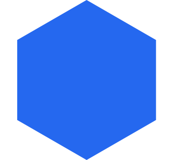 Шестиугольник синий в PNG, SVG