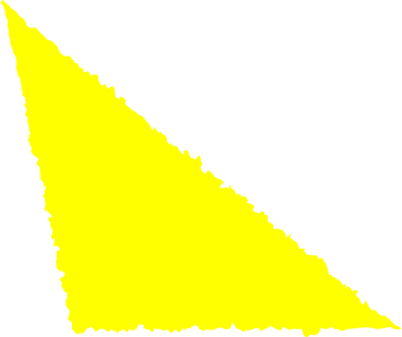 Scalene yellow PNG, SVG