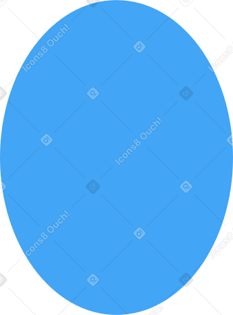 ellipse blue Illustration in PNG, SVG