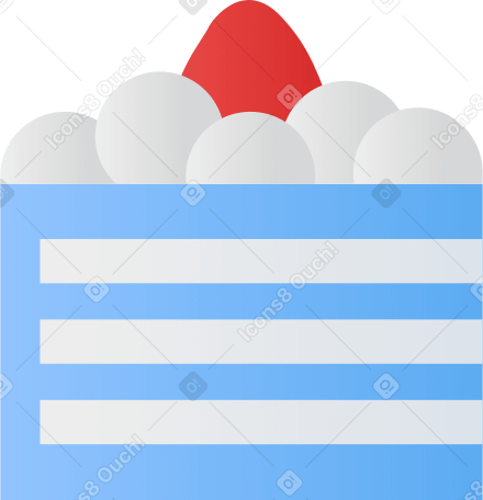one piece of cake Illustration in PNG, SVG
