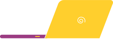yellow laptop PNG, SVG