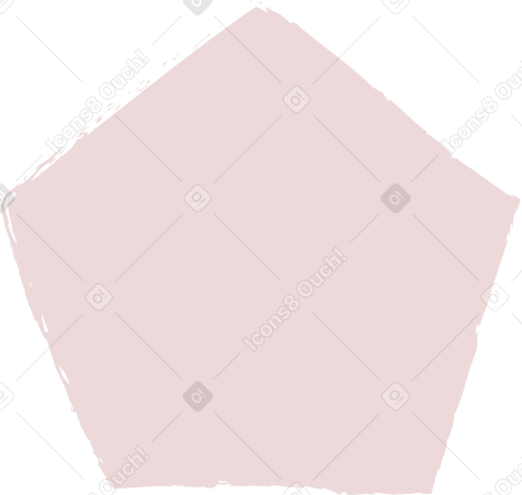 pink pentagon Illustration in PNG, SVG