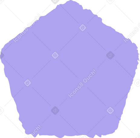 pentagon purple PNG, SVG