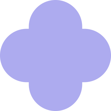 Purple quatrefoil PNG, SVG