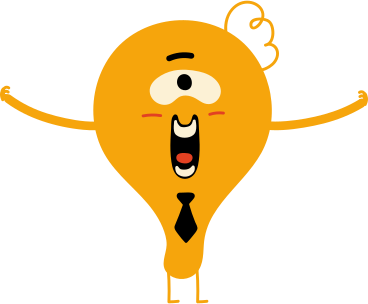 yellow one-eyed character with a tie PNG, SVG