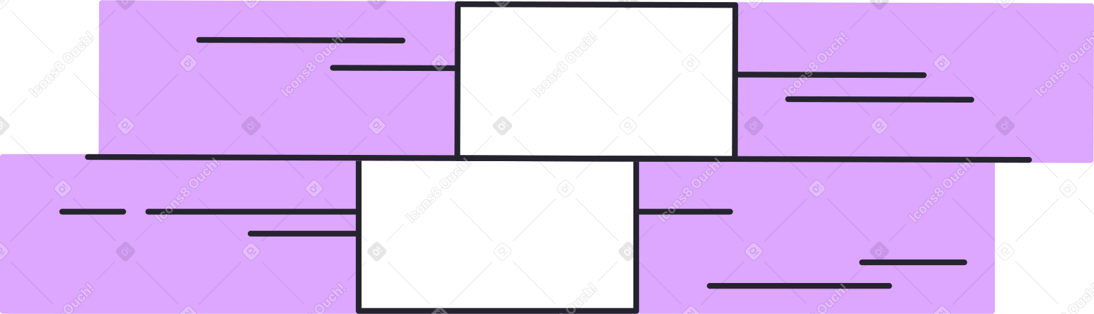light purple money stack Illustration in PNG, SVG