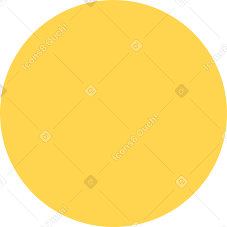 원 노란색 PNG, SVG