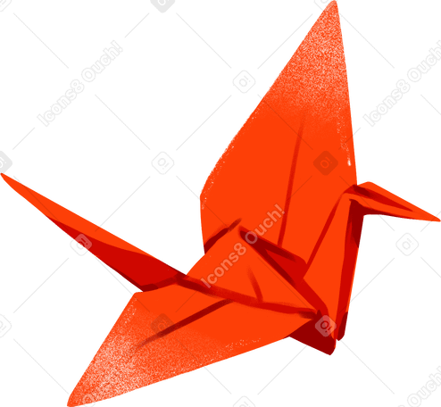 origami Illustration in PNG, SVG