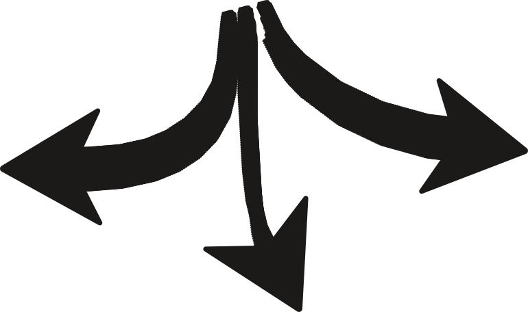 黒い矢印3 のpngとsvgでのイラスト
