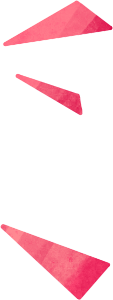 three pink triangles PNG, SVG