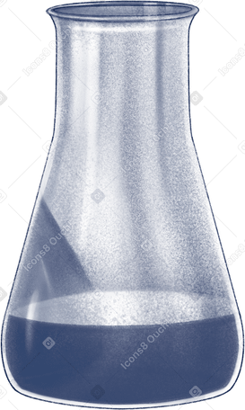 narrow flask PNG, SVG