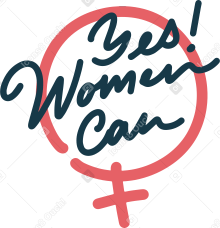 sim-mulheres-podem PNG, SVG