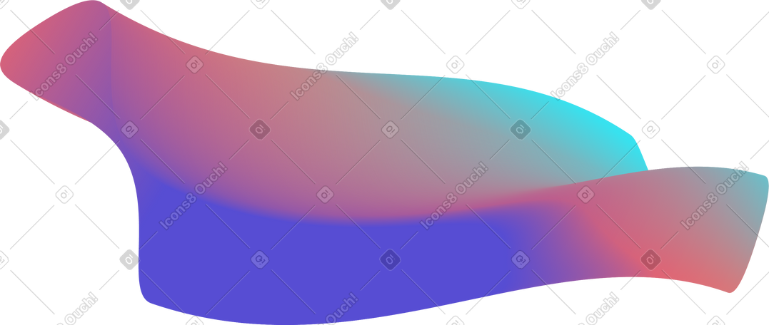 colorful wave PNG, SVG