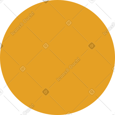 orange circle PNG, SVG