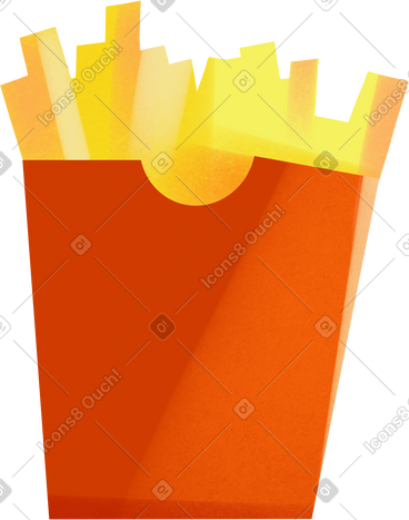 French fries PNG, SVG