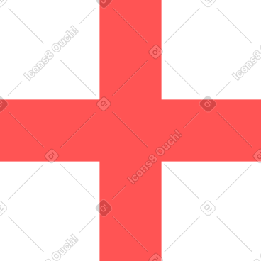 Red medical cross PNG, SVG