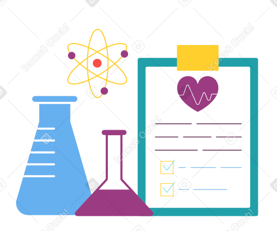 Biotechnology with samples and trial results PNG, SVG