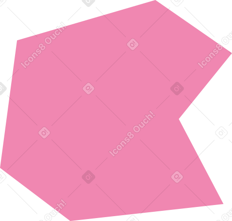 pink polygon Illustration in PNG, SVG