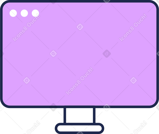 电脑显示器 PNG, SVG