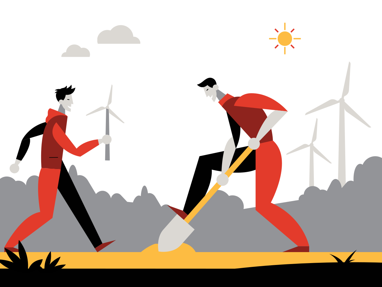 Eco energy Illustration in PNG, SVG