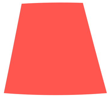 Trapecio rojo PNG, SVG