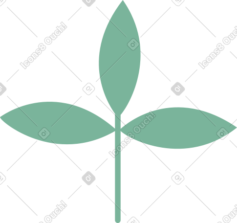 小绿色植物 PNG, SVG