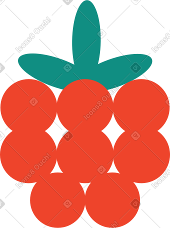 覆盆子 PNG, SVG