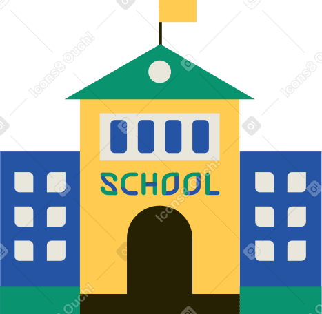 school building icons