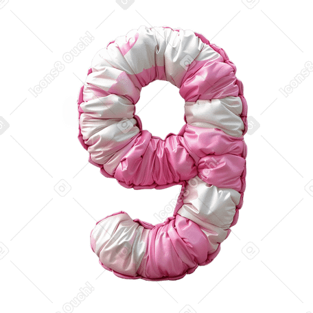 blown fabric number PNG, SVG