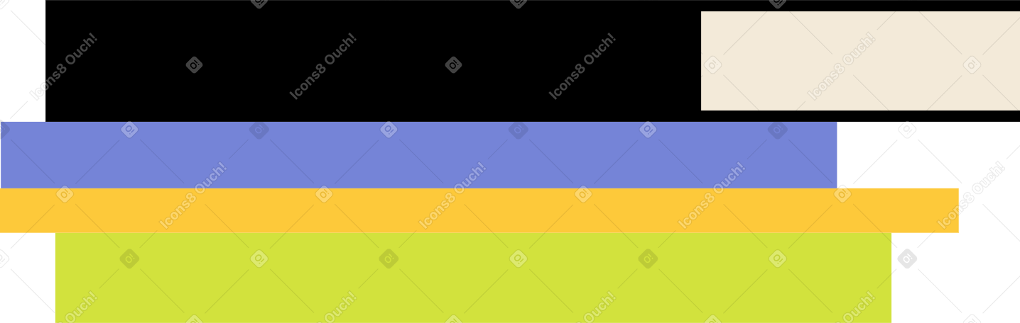 four books in a stack Illustration in PNG, SVG
